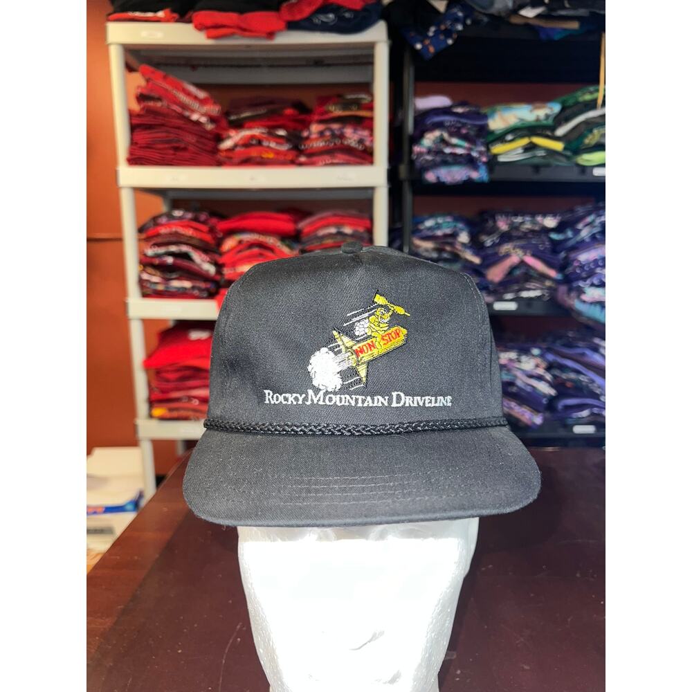 Vintage Rocky Mountain Hat Driveline Non Stop Mechanic Logo Cap Headwear